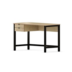 B-DES7 PRO biurko z szufladami z forniru dębowego lub sklejki brzozowej 120x60 cm