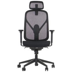 Fotel biurowy obrotowy ergonomiczny Flexura czarny