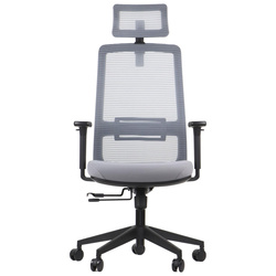 Fotel biurowy obrotowy ergonomiczny Vintera szara