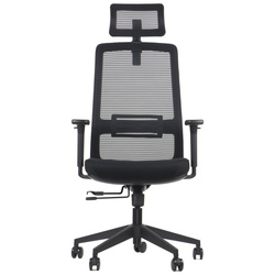 Fotel biurowy obrotowy ergonomiczny Vintera czarny
