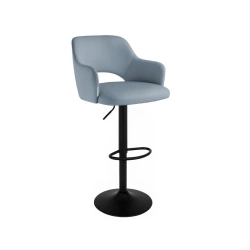 Hoker krzesło barowe obrotowe LENA noga czarna BL06